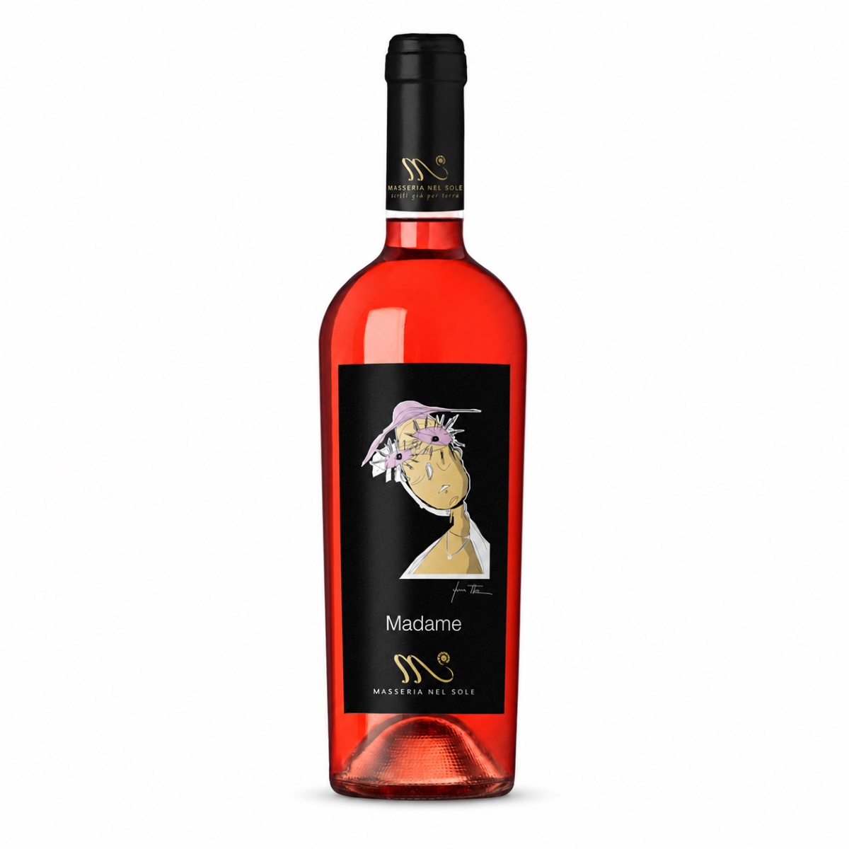 Masseria nel Sole Madame Rosado 75 cl Vino rosado Masseria nel Sole Madame 75 cl en botella