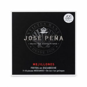 Mejillones Fritos en Escabeche José Peña 7-10 piezas medianos de las rías gallegas