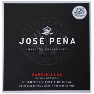 Sardinillas picantes en aceite de oliva José Peña edición especial 30 35 piezas