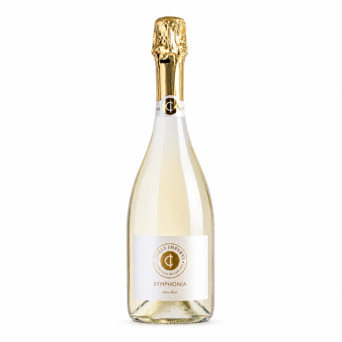 Symphonia Extra Brut Colli Impervi 75 cl Espumoso Symphonia Extra Brut Colli Impervi 75 cl en botella