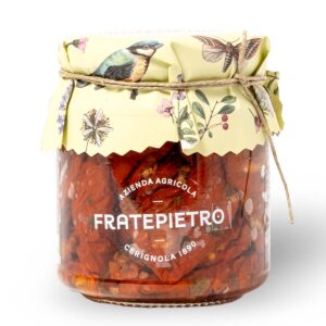 Tomate pugliese seco Fratepietro 280 g – tomates secos italianos artesanales de Puglia en conserva gourmet