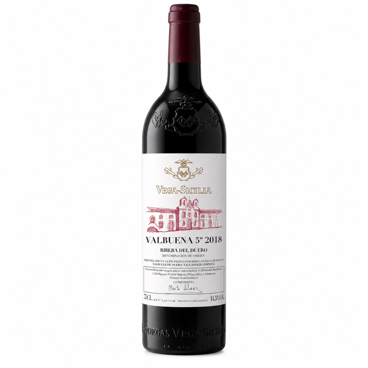 Vega Sicilia Valbuena 5º 2018 Vega Sicilia Valbuena 5º 2018 Ribera del Duero