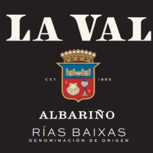 etiqueta la val albariño 2024 rias baixas vino blanco gallego