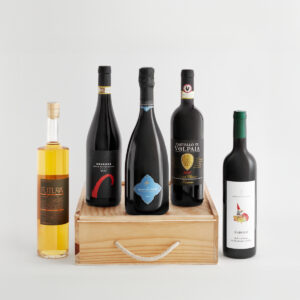 Cesta de vinos reserva premium selección exclusiva de vinos italianos y españoles