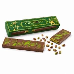 Chocolate Dubai Cremoso con Pistacho y Kataifi Bodrato 150 g en estuche verde
