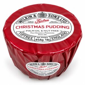 Christmas Pudding Tiptree 454 g Wilkin & Sons sin aceite de palma y sin frutos secos