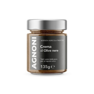 Crema de aceitunas negras Agnoni 135g paté de oliva italiano