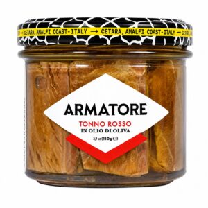 Filetes de Atún Rojo Armatore en Aceite de Oliva 110 g en tarro de cristal