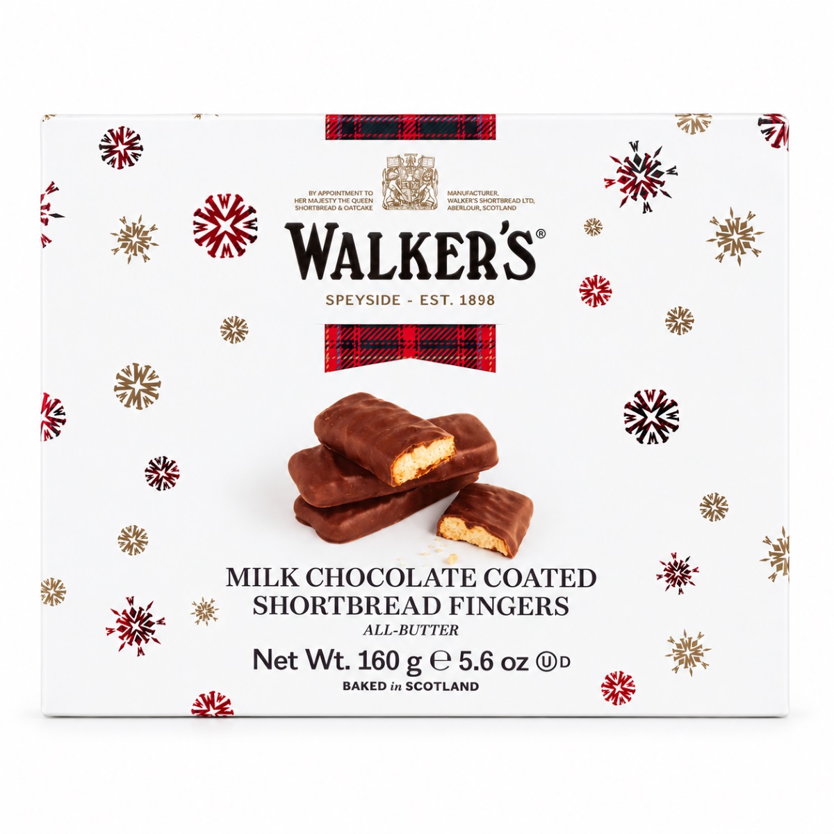 Galletas Shortbread con Chocolate con Leche Walker’s · 160 g Galletas Shortbread con Chocolate con Leche Walker’s 160 g en caja festiva
