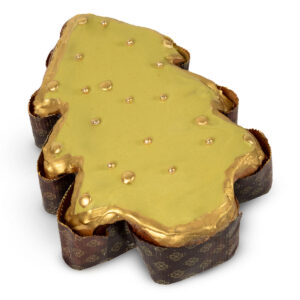 Panettone Árbol de Navidad De Vivo con pistacho y chocolate 750g