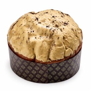 Panettone Café y Chocolate Blanco Roberto Cantolacqua 1 kg con cobertura cremosa y café