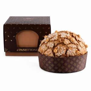 Panettone de Chocolate Roberto Cantolacqua 500 g con caja regalo y cobertura crujiente