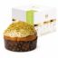 Panettone de Pistacho De Vivo 600 g con cobertura de pistacho y estuche blanco