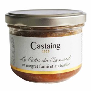 Paté de pato con magret ahumado y albahaca Castaing 180g