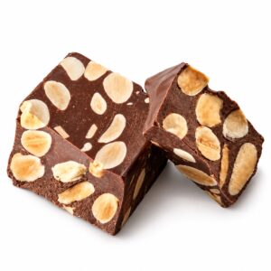 Turrón de Chocolate con Almendras García Sirvent 300 g cortado en porciones