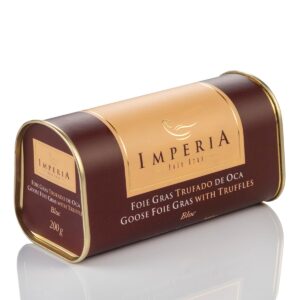 bloc de foie gras de oca con trufa negra Imperia 200g en conserva gourmet