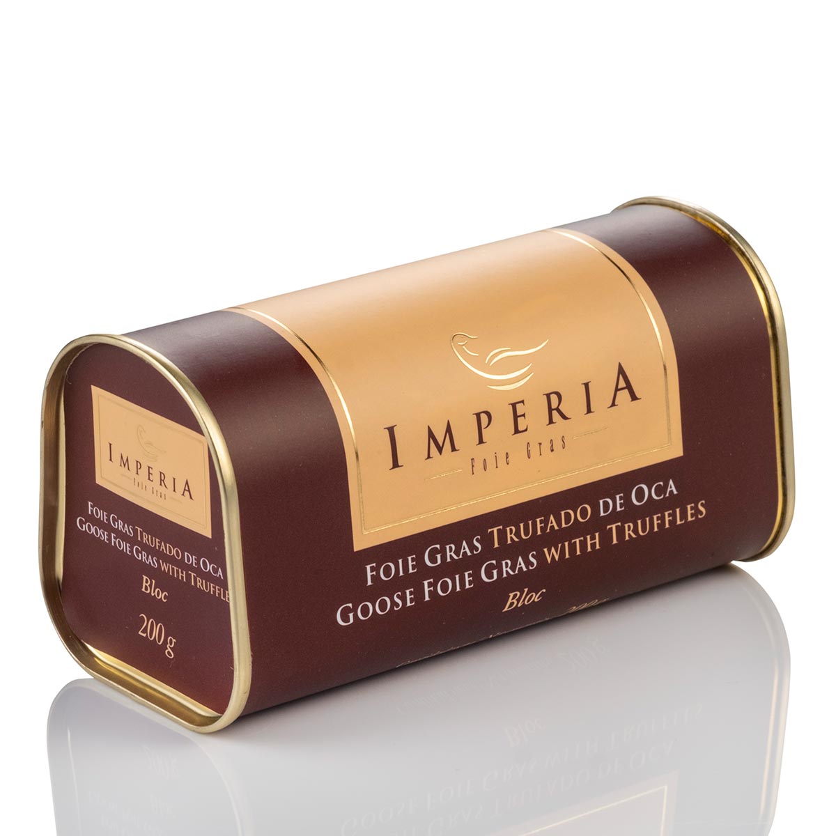 Bloc de Foie Gras de Oca con Trufa Imperia 200g · Alta Gastronomía Francesa bloc de foie gras de oca con trufa negra Imperia 200g en conserva gourmet