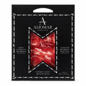 Jamón de Bellota 100% Ibérico Aljomar cortado a mano 100 g