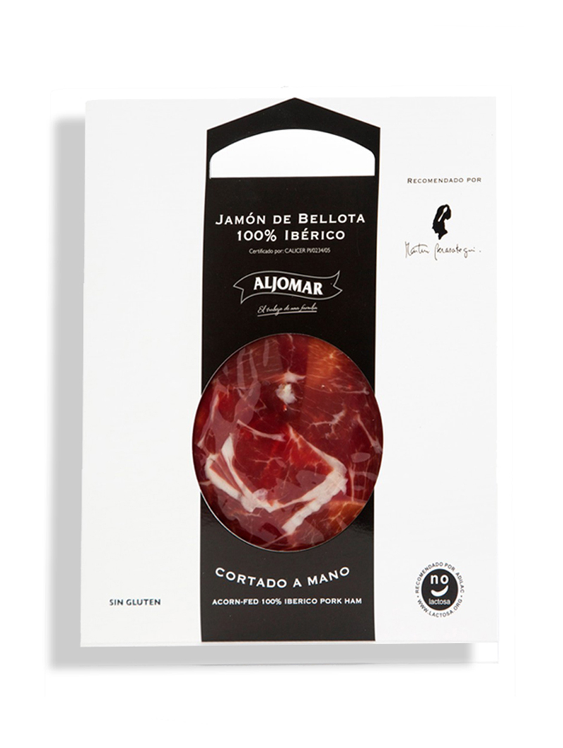 Jamón de Bellota 100% Ibérico Aljomar Cortado a Mano – Recomendado por Martín Berasategui jamon de bellota 100 iberico aljomar cortado a mano recomendado por martin berasategui