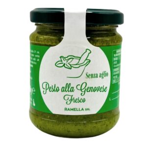 Pesto alla Genovese fresco sin ajo Ramella 180 g, pesto italiano artesanal