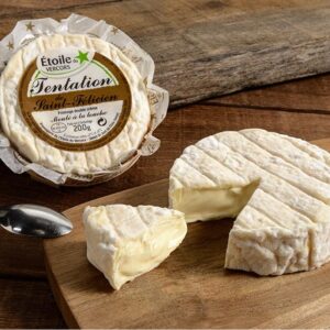 Queso Saint-Félicien 200g francés de leche cruda con interior cremoso y corte artesanal