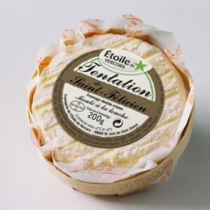 Queso francés Saint-Félicien Tentation Étoile du Vercors 200 g de textura cremosa presentado en su envase original.