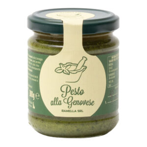 Salsa pesto a la genovese sin ajo Ramella 180 g italiana artesanal con albahaca y aceite de oliva