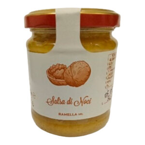 Salsa de nueces para pasta Ramella 180 g, salsa italiana artesanal