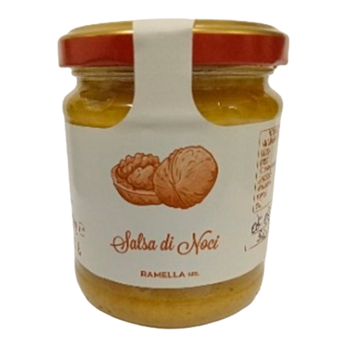 Salsa de Nueces para Pasta Ramella 180 g – Salsa italiana artesanal Salsa de nueces para pasta Ramella 180 g, salsa italiana artesanal