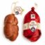 Sobrassada Superior Poltrú IGP La Luna 1,3 kg con pieza y envase rojo