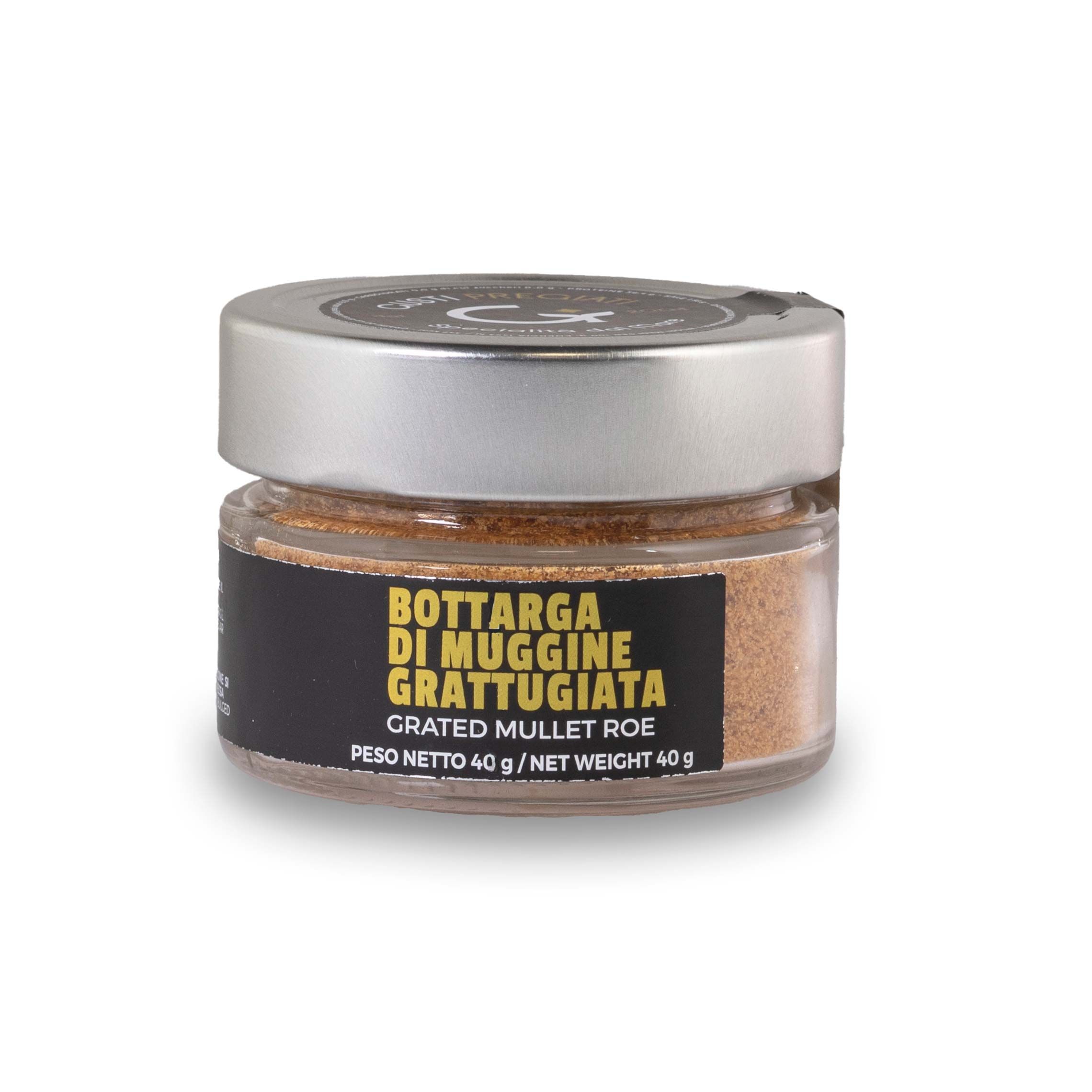 Bottarga di Muggine Rallada 40g Gusti Pregiati bottarga di muggine rallada gusti pregiati 40g