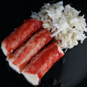 Cangrejo real rojo al natural Chatka 60% patas 220 g carne de cangrejo premium