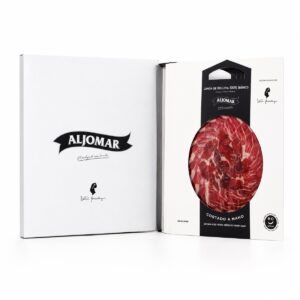 Estuche 5 Platos de Jamón de Bellota 100% Ibérico Aljomar Corte a Cuchillo 500 g