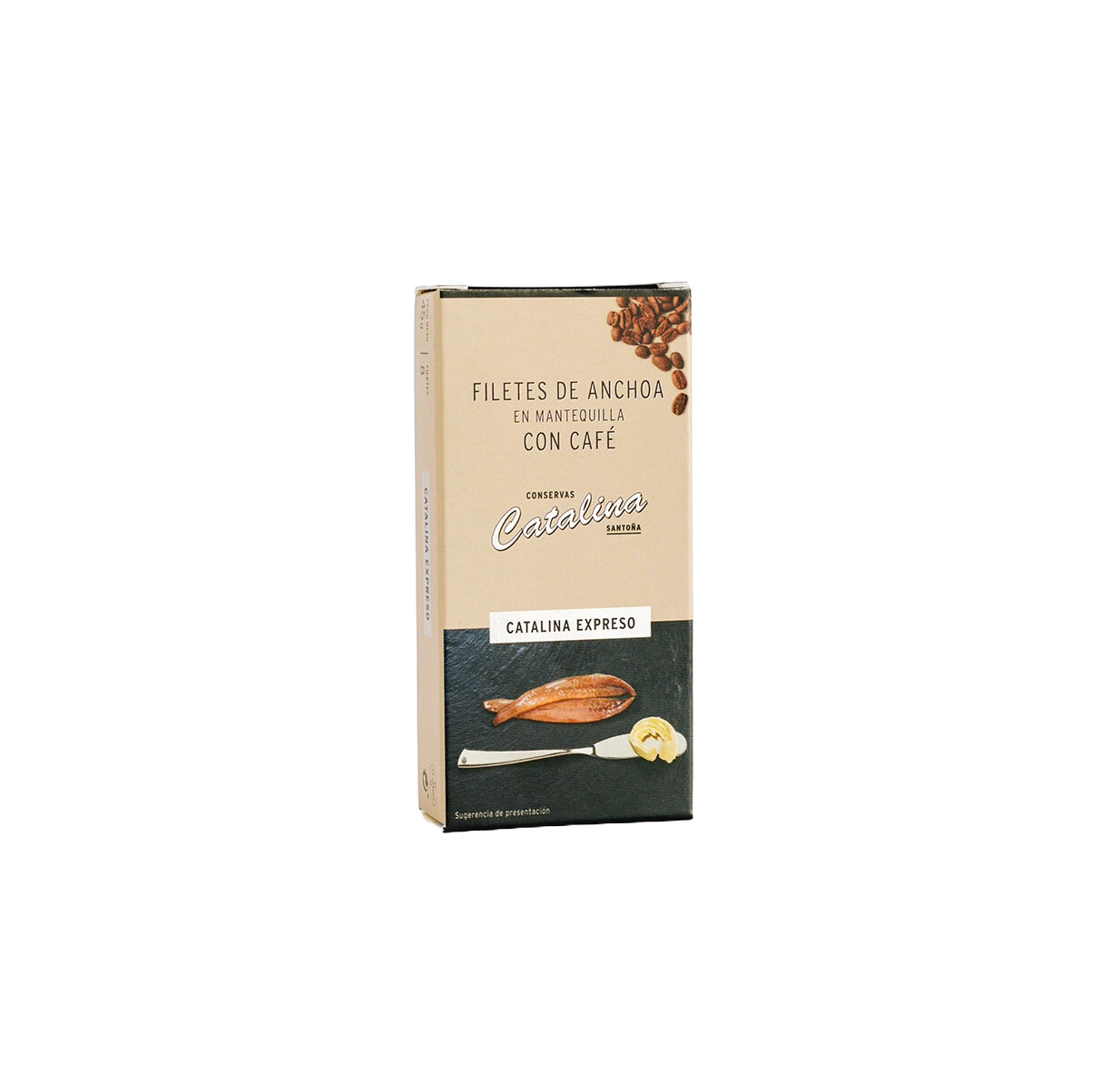 Filetes de Anchoa en Mantequilla con Café Conservas Catalina Filetes de Anchoas en Mantequilla con Café Conservas Catalina · 8 Filetes