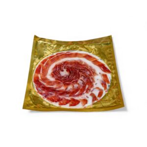Jamón de bellota 50 % ibérico AGÁPICO 100 g loncheado envasado al vacío