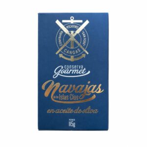 Navajas de las Islas Cíes en Aceite de Oliva Cofradía de Cangas 115 g