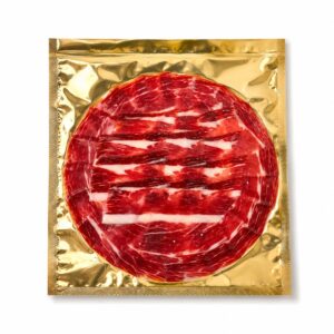 Paleta de Bellota 50% Ibérica Aljomar Corte a Cuchillo 120 g en sobre dorado