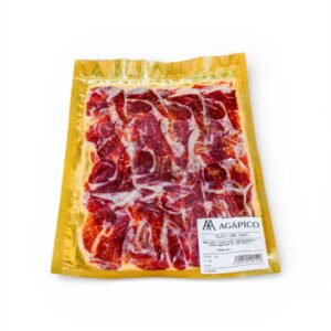 Paleta de cebo de campo 50 % ibérica AGÁPICO 140 g cortada a máquina y envasada al vacío