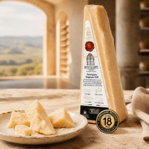 Parmigiano Reggiano DOP Montecoppe 18 meses con trozos de queso