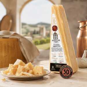 Parmigiano Reggiano DOP Montecoppe 30 meses con trozos de queso