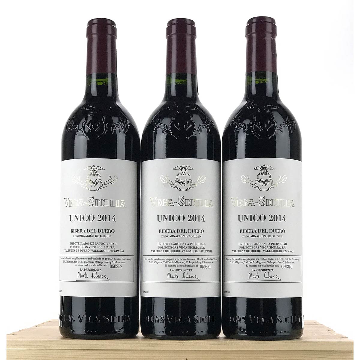 Vega Sicilia Único 2014 · Caja de Madera 3×75cl · Ribera del Duero Vega Sicilia Único 2014 Ribera del Duero caja de madera 3 botellas 75cl edición colección