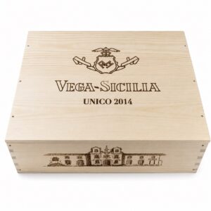Caja de madera Vega Sicilia Único 2014