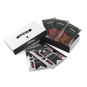 Surtido ibérico loncheado Aljomar en estuche premium con sobres variados