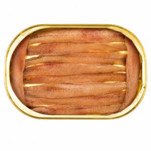 Lata abierta de Anchoas José Peña del Cantábrico Premium en Aceite de Oliva