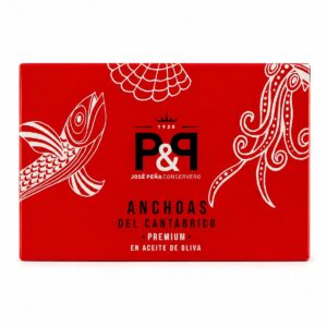 Anchoas José Peña del Cantábrico Premium en Aceite de Oliva en estuche rojo