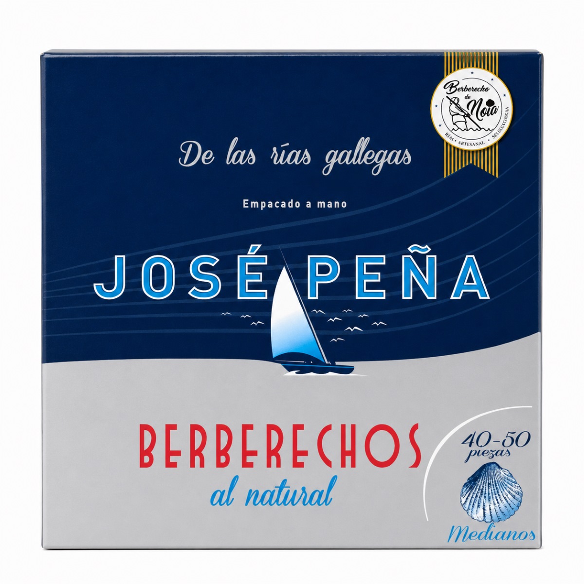 Berberechos al Natural de la Ría de Noia José Peña Berberechos al Natural de la Ría de Noia José Peña 40-50 piezas