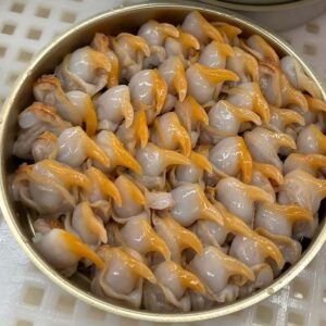 Berberechos al natural 40-50 piezas José Peña Ría de Noia interior lata