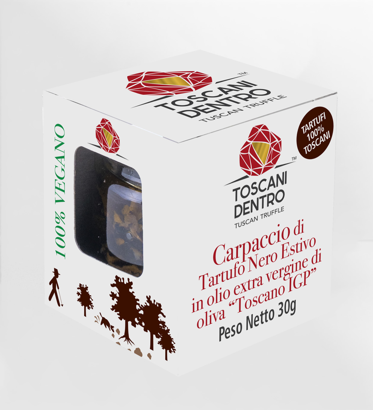 Carpaccio de trufa negra de verano en aceite de oliva virgen extra Toscano IGP Toscani Dentro 80 g Carpaccio de trufa negra de verano en aceite de oliva virgen extra Toscano IGP Toscani Dentro 80 g