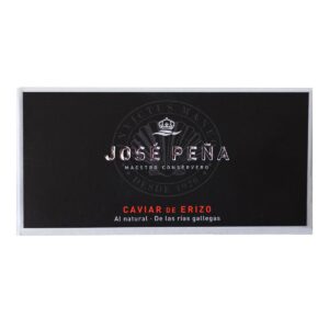 Caviar de erizo al natural José Peña en estuche negro