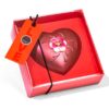 Corazón de chocolate con leche Bodrato 80 g · regalo gourmet San Valentín en estuche rojo